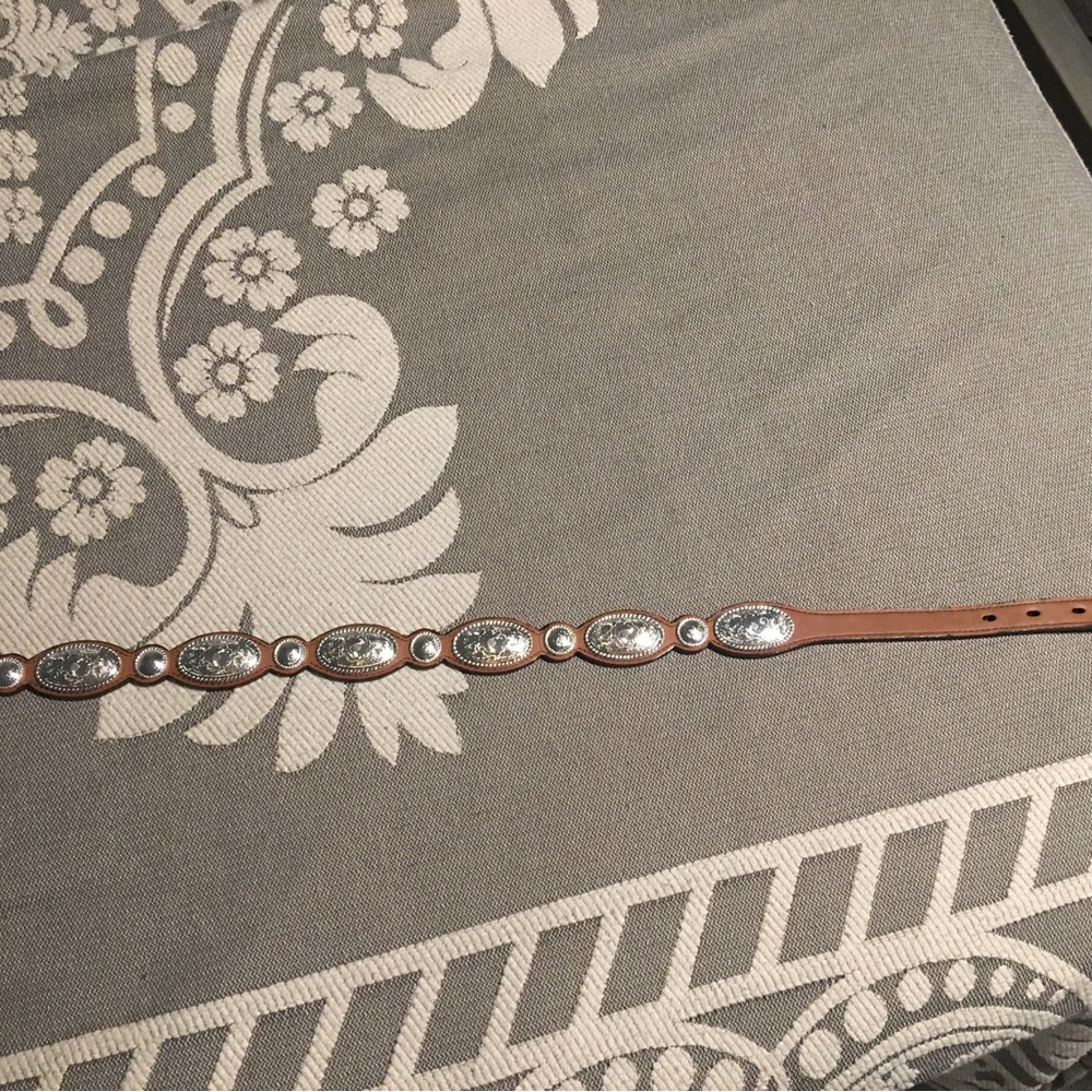 Leather Western Ladies Belt - Picture 3 of 4